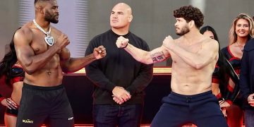 Francis Ngannou et Philipe Lins