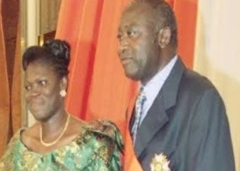 Simone Ehivet Gbagbo et Laurent Gbagbo