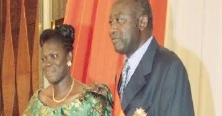 Simone Ehivet Gbagbo et Laurent Gbagbo