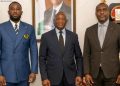 Le ministre délégué en charge des Sports et du Cadre de vie, Adjé Silas Metch, a accordé ce mardi 5 mai 2026 une audience à Cheick Cissé