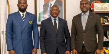 Le ministre délégué en charge des Sports et du Cadre de vie, Adjé Silas Metch, a accordé ce mardi 5 mai 2026 une audience à Cheick Cissé