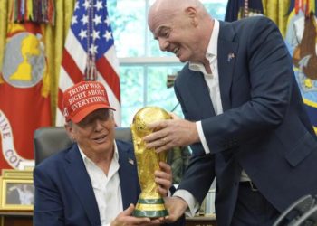 Donald Trump et Gianni Infantino