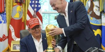 Donald Trump et Gianni Infantino