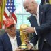 Donald Trump et Gianni Infantino
