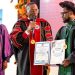 Elévation du Emmanuel Atebi au rang de Docteur Honoris Causa en Divinité