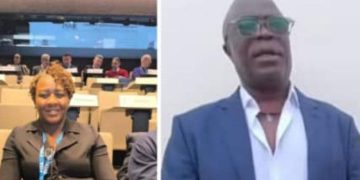 Katty Touré et Rash N'Guessan