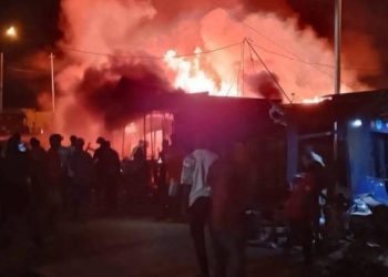Un incendie s’est déclaré dans la nuit du mardi 23 au mercredi 24 juin 2026 au grand marché de Man