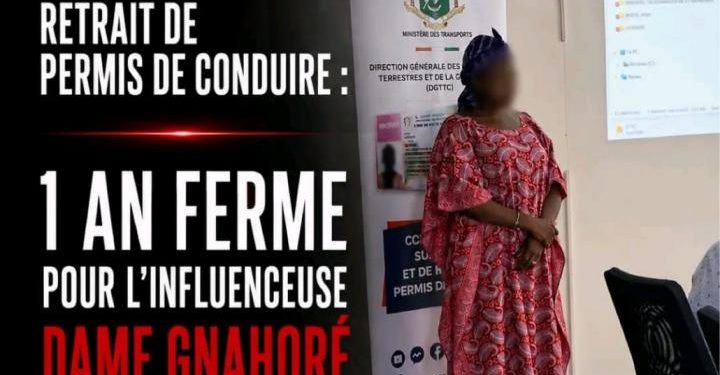 Dame Gnahoré se retrouve une nouvelle fois dans le viseur de la Direction Générale des Transports Terrestres et de la Circulation