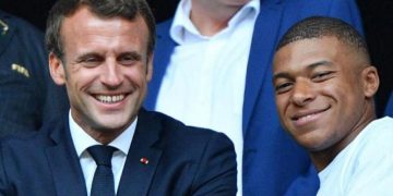 Emmanuel Macron et Mbappé