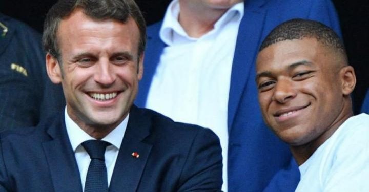 Emmanuel Macron et Mbappé