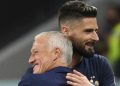Olivier Giroud et Didier Deschamps