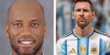 Didier Drogba et Messi