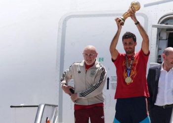 Les héros de la Roja ont retrouvé leur terre lundi 20 juillet 2026 après leur victoire historique contre l’Argentine