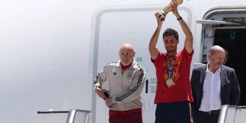 Les héros de la Roja ont retrouvé leur terre lundi 20 juillet 2026 après leur victoire historique contre l’Argentine