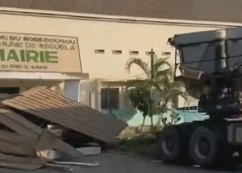 Un grave accident de la circulation s'est produit le lundi 20 juillet 2026 aux environs de 17 heures dans la cour de la Mairie de Séguéla