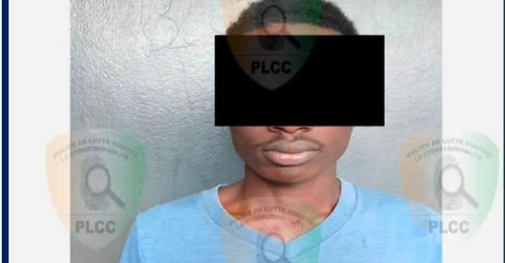 un individu soupçonné de sextorsion en ligne