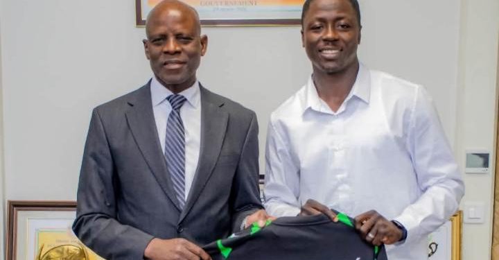Oumar Diakité a été reçu, jeudi 23 juillet 2026, par le ministre de l’Enseignement supérieur et de la Recherche scientifique, professeur Adama Diawar